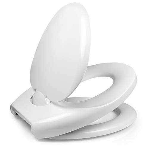 Baby Sitz Klobrille ADOB Kinder Familien WC Sitz New Family Absenkautomatik Familien Klodeckel zur Reinigung von der Keramik abnehmbar