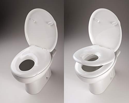 WC-Sitz f/ür Familien und Kinder mit sanfter Schlie/ßfunktion