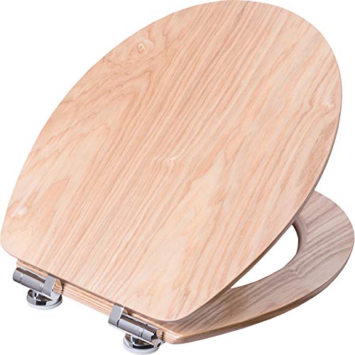 Hochwertiger Holzkern Cornat WC-Sitz Herz Ansprechendes Design Komfortables Sitzgef/ühl // Toilettensitz // Klodeckel // KSD811